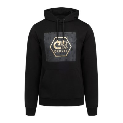 Cruyff - Explore Hoodie - Zwart/ Goud Top Merken Winkel